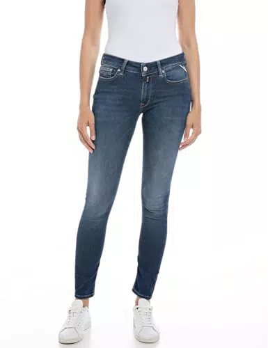 Replay New Luz Skinny-Fit Hyperflex Damen Jeans mit Stretch