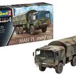 Revell Man 7t 6x6 Fahrzeug Modellbausatz für Fortgeschrittene, 1:35