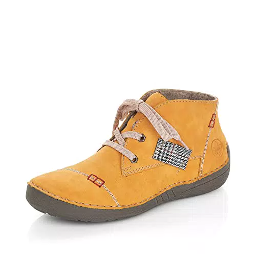 Rieker Bequemschuhe 52543 Damen Schnürschuhe Komfortschuhe Low-tie