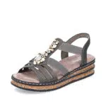Rieker Damen Slipper 62949 - Bequeme Slip-On Freizeitschuhe für jeden Anlass