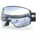 RIOROO Skibrille Unisex für Brillenträger mit Wechselglas und UV-Schutz