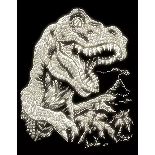 Royal & Langnickel Kratzbild Tyrannosaurus Rex für Kinder und Erwachsene