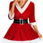 RSLOVE Weihnachts Dessous für Frauen - Sexy Santa Kostüm Babydoll