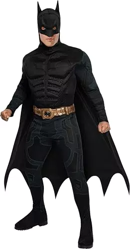 Rubie's Deluxe Batman Kostüm für Erwachsene, Modell FBA_RU888630LG