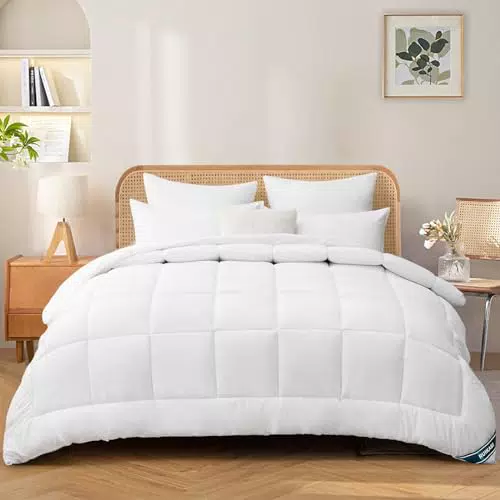 RUIKASI Ganzjahresdecke Steppdecke Atmungsaktive Oberbett 135x200 cm