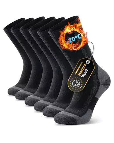 Ruixue Merino Wandersocken für Herren, Damen und Kinder - Trekkingsocken aus Merinowolle