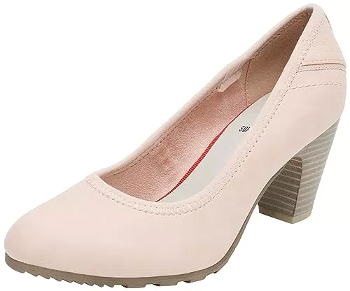 s.Oliver Damen Pumps Elegant Blockabsatz Grau, 37