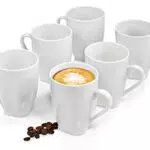 Sänger Kaffeetassen Set Markant, spülmaschinenfestes Porzellan für 6 Personen