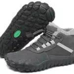 SAGUARO Kinder Winter Barfußschuhe Warm Gefüttert Rutschfest für Wandern