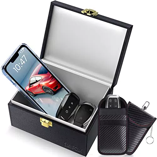 Samfolk Keyless Go Schutz Box & Faraday Bag für Autoschlüssel