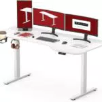SANODESK Höhenverstellbarer Schreibtisch Elektrisch Ergonomisch für Homeoffice