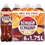 Schwipschwapp Zero – Koffeinhaltiges Cola-Erfrischungsgetränk mit Orange