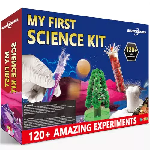 SCIENCE DIARY Experimentierkasten für Kinder – Chemielabor Set für spannende Experimente