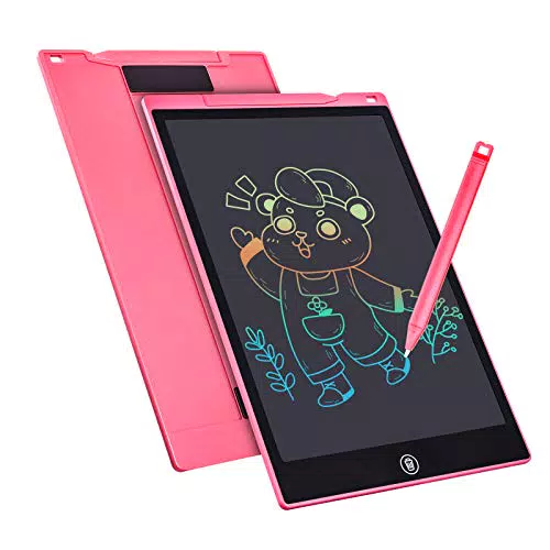 SERUW LCD Schreibtafel 12 Zoll - Elektronisches Grafiktablet für Kinder 3-12 Jahre