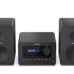 SHARP XLB517DBK Mirco-Soundsystem mit DAB, Bluetooth, USB, CD und MP3