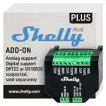 Shelly Plus Add-On Smart Home Schnittstelle mit WLAN Steuerung für Sensoren