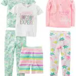Carter's Mädchen Schlafanzug-Set, 6-teilig, 6 Jahre