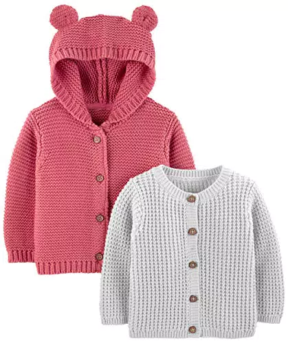 Simple Joys by Carter's Unisex Strickjacke für Babys, 6-9 Monate