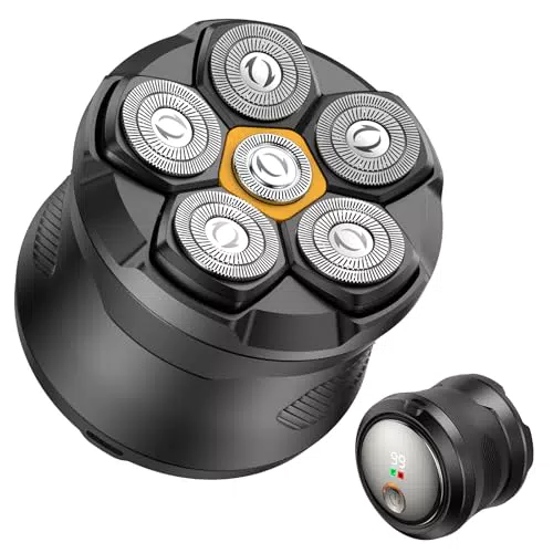Singhere Skull Shaver – Wiederaufladbarer kabelloser 6D Rasierer für Herren