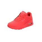 Skechers Damen UNO Stand ON AIR Sneaker, Red Durabuck