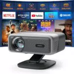 VISSPL 4K Beamer mit 28000 Lumen, Autofokus und WiFi6 für Heimkino und Outdoor