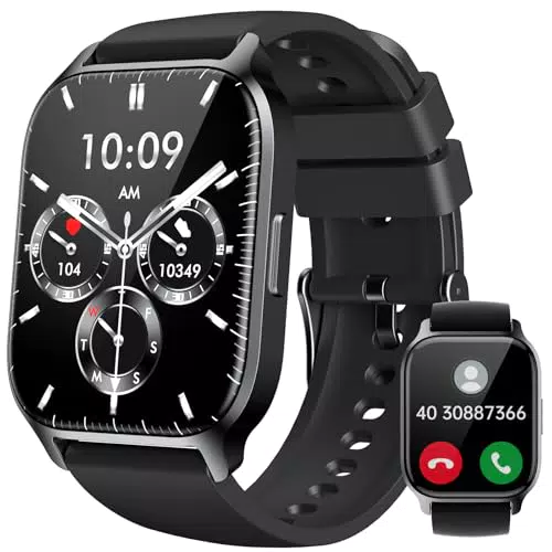 Smartwatch für Herren und Damen mit Telefonfunktion und 112+ Sportmodi