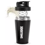 SMILODOX Edelstahl Shaker für Proteinshakes – Fitness Blender Bottle