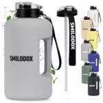 SMILODOX Trinkflasche 2,2 Liter - BPA-frei Sportflasche für Fitness und Outdoor