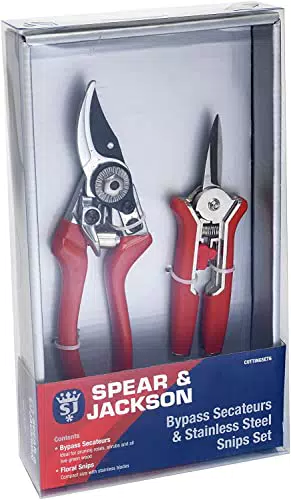 Spear & Jackson Bypass-Gartenschere und Blumenschere Set