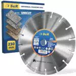 S&R Diamanttrennscheibe 230 mm – Professionelle Trennscheibe für Beton und Naturstein