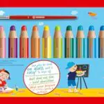Buntstift, Wasserfarbe & Wachsmalkreide - STABILO woody 3 in 1 - 6er Pack mit Spitzer - mit 6 verschiedenen Pastellfarben