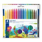 Staedtler Noris Fasermaler, wasserbasierte Tinte mit Lebensmittelfarbstoffen, 1,0 mm