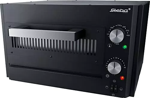 Steba Power Pizzaofen 1800 Watt mit herausnehmbarem Stein und Temperaturregler