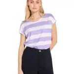 Street One Damen Gestreiftes T-Shirt – Modisches Design für jeden Anlass