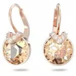 Swarovski Bella V Drop Ohrhänger mit Rundschliff aus Roségold-Legierung