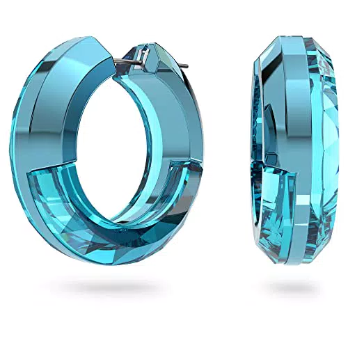 Swarovski Lucent Kreolen – Statement Ohrringe mit Swarovski Kristallen