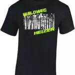 Waldweg Heizer T-Shirt für Radfahrer – Geschenkideen für Damen und Herren