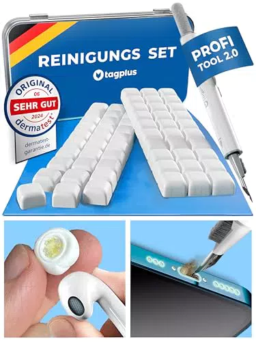tagplus® Reinigungsknete für Handy und Kopfhörer – Profi Reinigungs-Tool