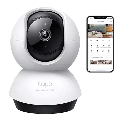 TP-Link Tapo C220 360° WLAN Überwachungskamera mit 2K, Nachtsicht und Alexa Unterstützung