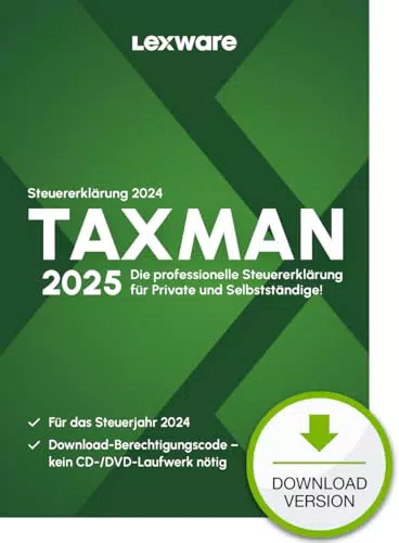 TAXMAN 2022, Download |Steuererklärungs-Software für Arbeitnehmer