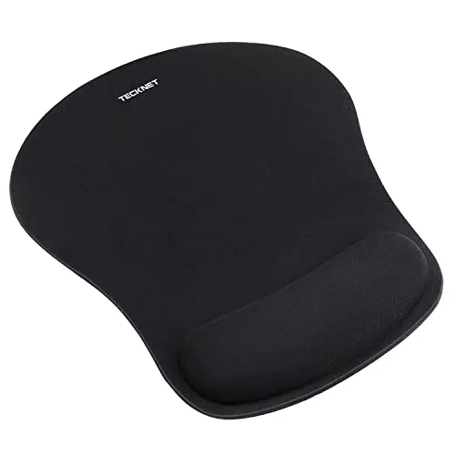 TECKNET Ergonomisches Mauspad mit Gelkissen und Memory Foam für Computer und Laptop