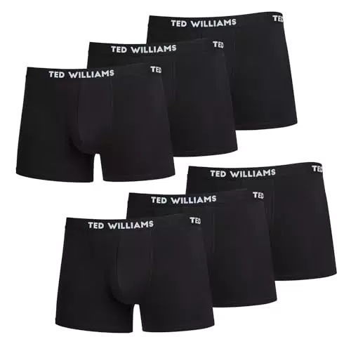 Ted Williams Boxershorts Herren - Bequeme und elastische Unterwäsche für Männer