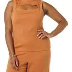 TEREA Ava Tanktop Damen mit Cut-Out-Detail