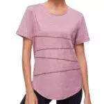 Terecey Damen Sportshirt - Atmungsaktives Fitness T-Shirt für Yoga und Training