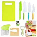 TEVILIK Kindermesser-Set für Kleinkinder – Sicheres Schneiden von Obst und Gemüse