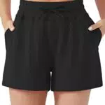 THE GYM PEOPLE Damen Laufshorts Atmungsaktive Sporthose hohe Taille für Fitness