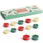Twiddlers Weihnachts-Teelichter Set für Adventskranz und Tischdeko