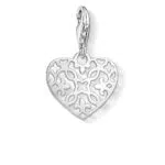 Thomas Sabo Charm-Anhänger Arabesque Herz aus 925 Sterling Silber