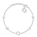 Thomas Sabo Damen-Charm-Armband Farbige Steine 925er Sterlingsilber X0274-965-7-L19v