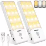 TNMOO LED Nachtlicht mit Bewegungsmelder und USB Aufladung – dimmbar für Kinderzimmer und Flur